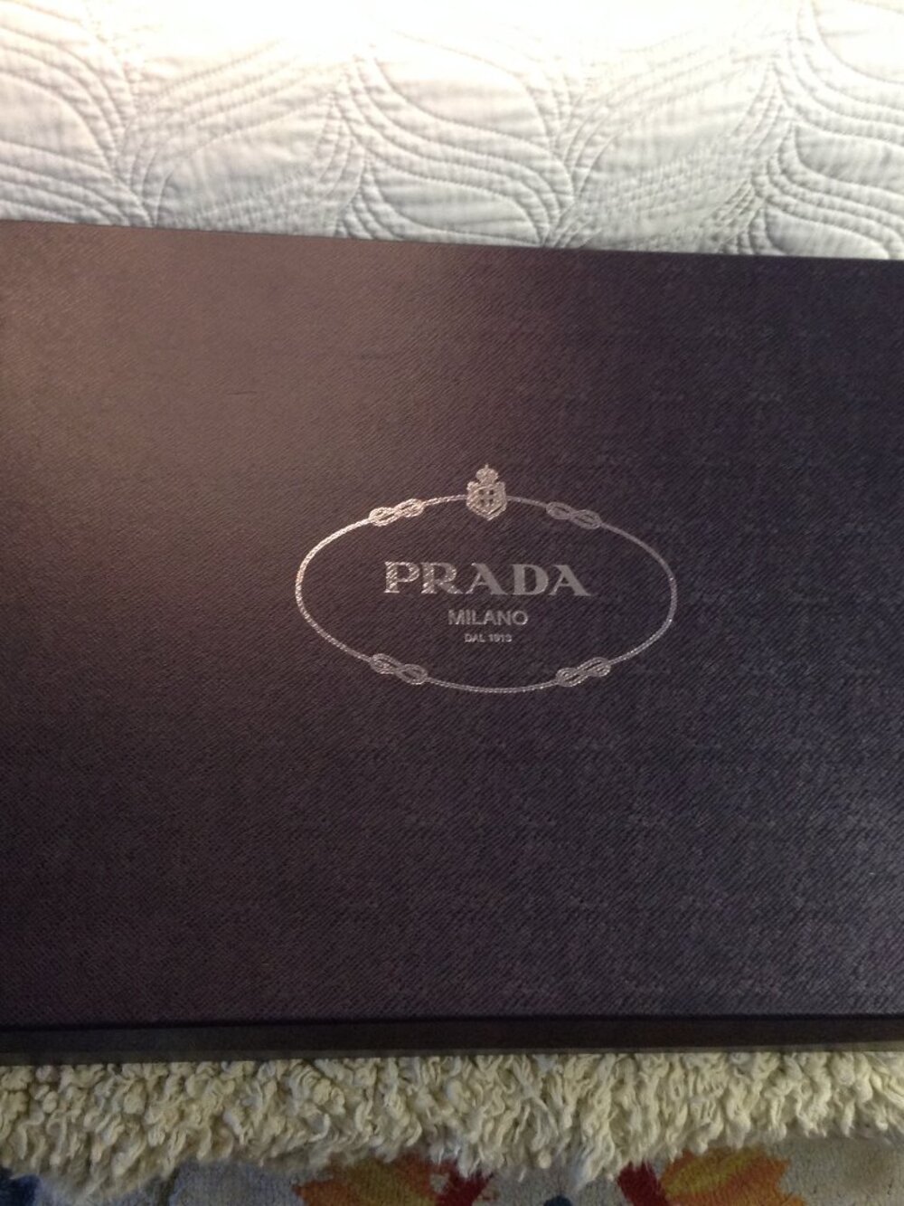 Prada Original Box Authentic Large Iconic Decorative Clean Quality Haute Couture